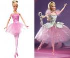 Barbie μπαλαρίνα με δύο διαφορετικά φορέματα
